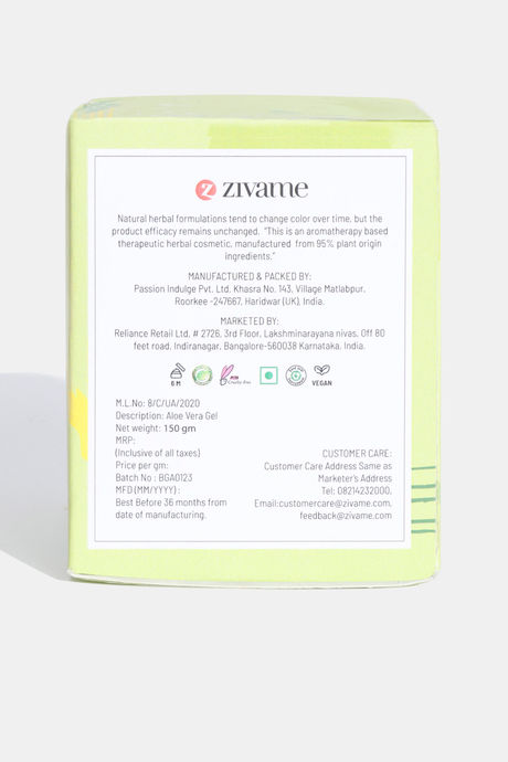 Zivame Aloe Vera Gel - 150 g — image 4